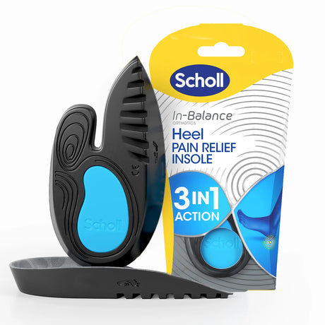 Scholl Insoles L (9 – 11) Heel & Ankle Pain Relief Insoles Large