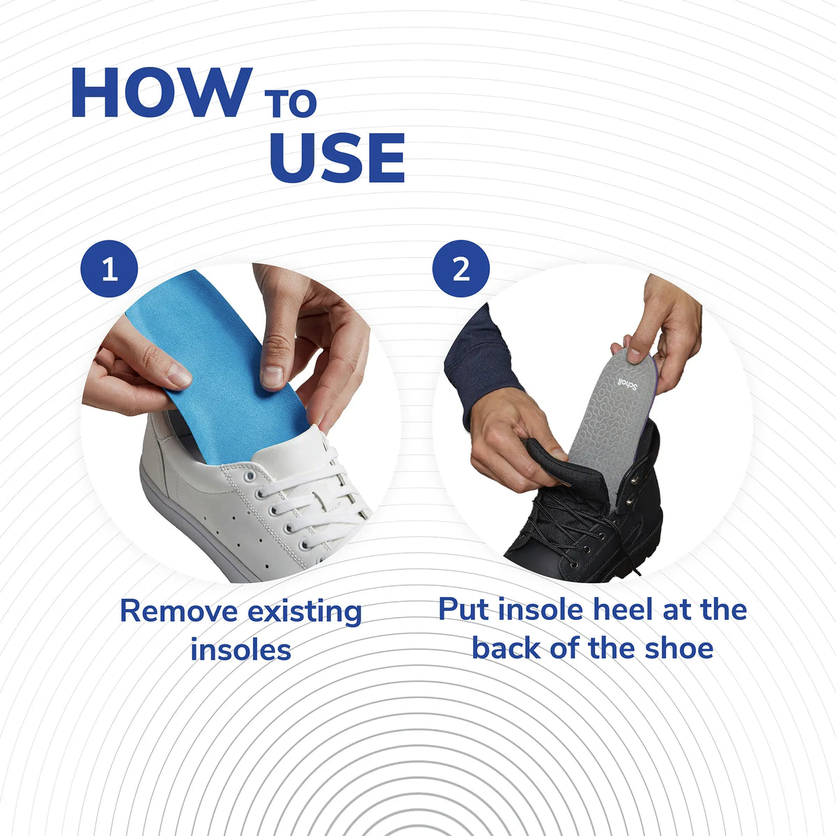 Scholl Insoles L (9 – 11) Heel & Ankle Pain Relief Insoles Large