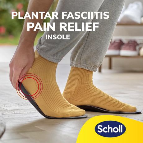 Scholl Insoles S (4.5 – 6.5) Plantar Fasciitis Pain Relief Insoles Small