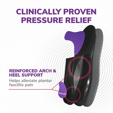 Scholl Insoles S (4.5 – 6.5) Plantar Fasciitis Pain Relief Insoles Small