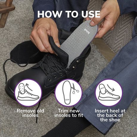 Scholl Insoles S (4.5 – 6.5) Plantar Fasciitis Pain Relief Insoles Small
