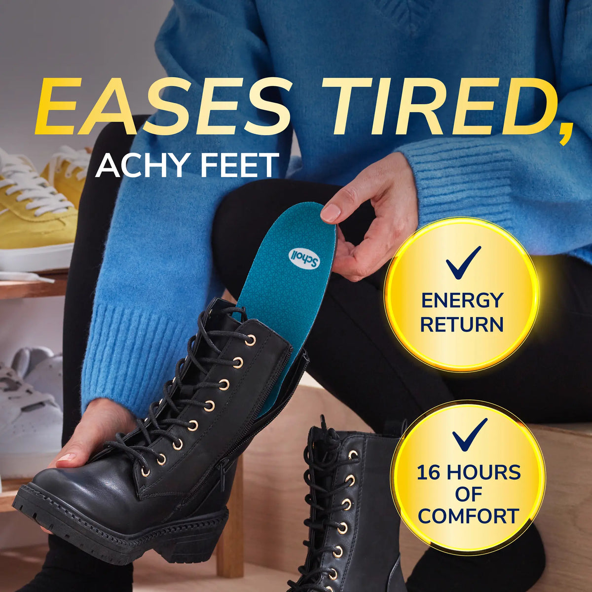 Scholl Insoles 3.5 -7.5 GelActiv™ Work & Boot Insoles