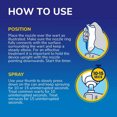 Scholl Aid Freeze Away Max Verruca and Wart Remover for Hands and Feet