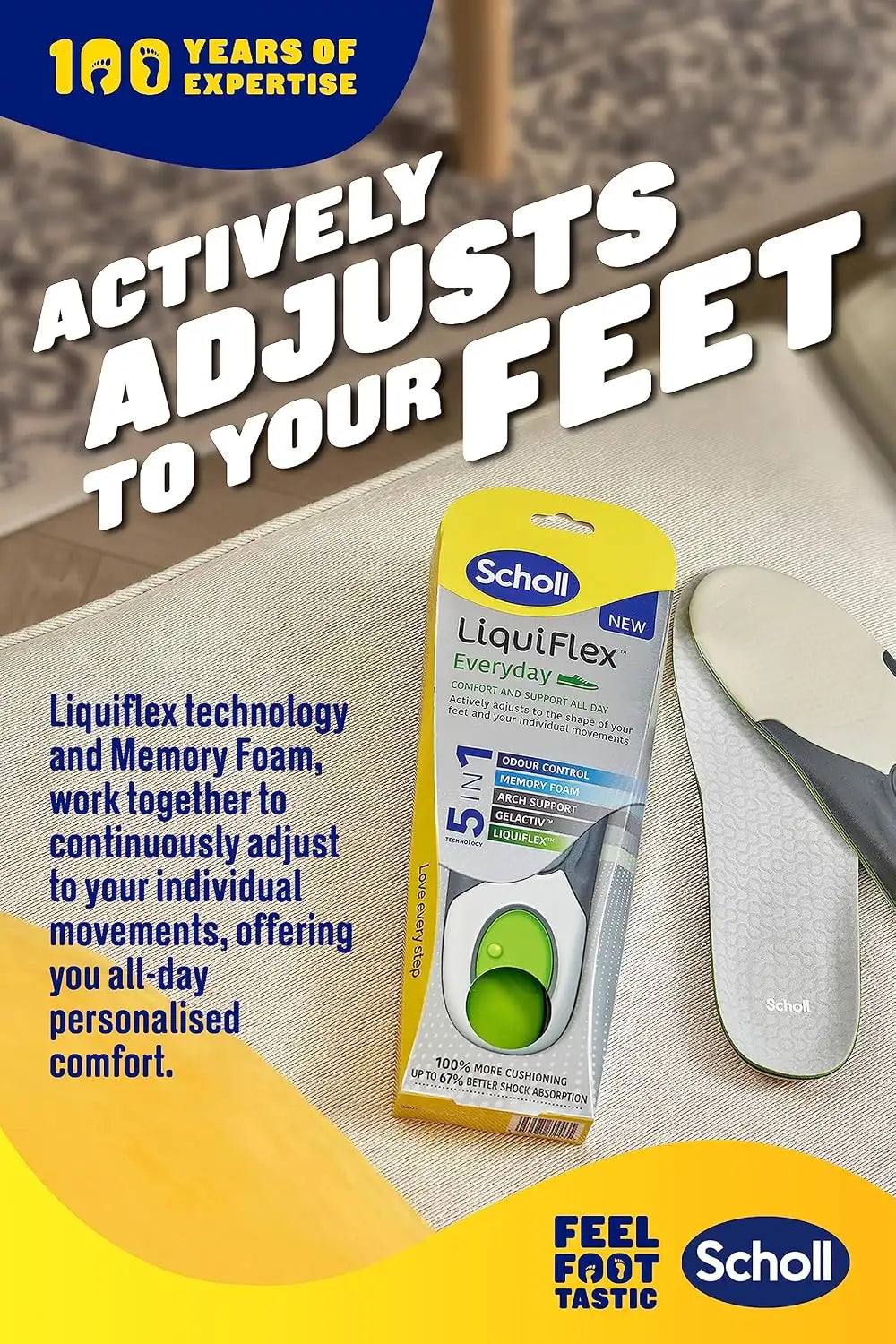 LiquiFlex™ Everyday Insoles Small