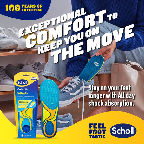 Scholl Insoles 3.5 -7.5 GelActiv™ Casual Insoles Small