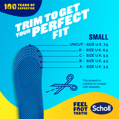 Scholl Insoles 3.5 -7.5 GelActiv™ Formal Insoles Small
