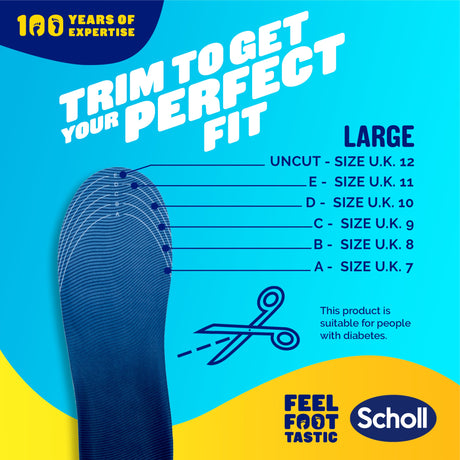 Scholl Insoles 7 -12 GelActiv™ Trainer Insoles Large