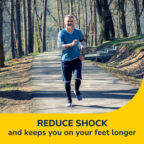 Scholl Insoles L 7-13) Run Shock Absorbing Insoles - Large