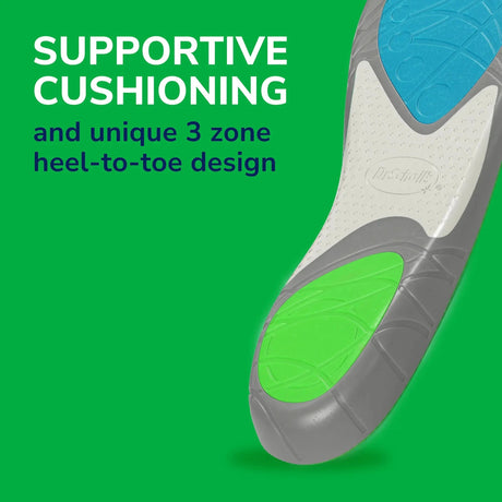 Scholl Insoles S (3.5-7.5) Run Shock Absorbing Insoles - Small