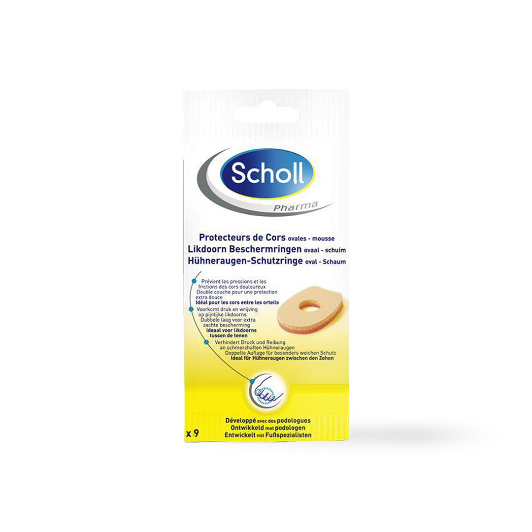 Pharma Protecteurs de Cors Ovale Mousse 9 Pièces - Likdoorn Beschermring Ovaal Schuim