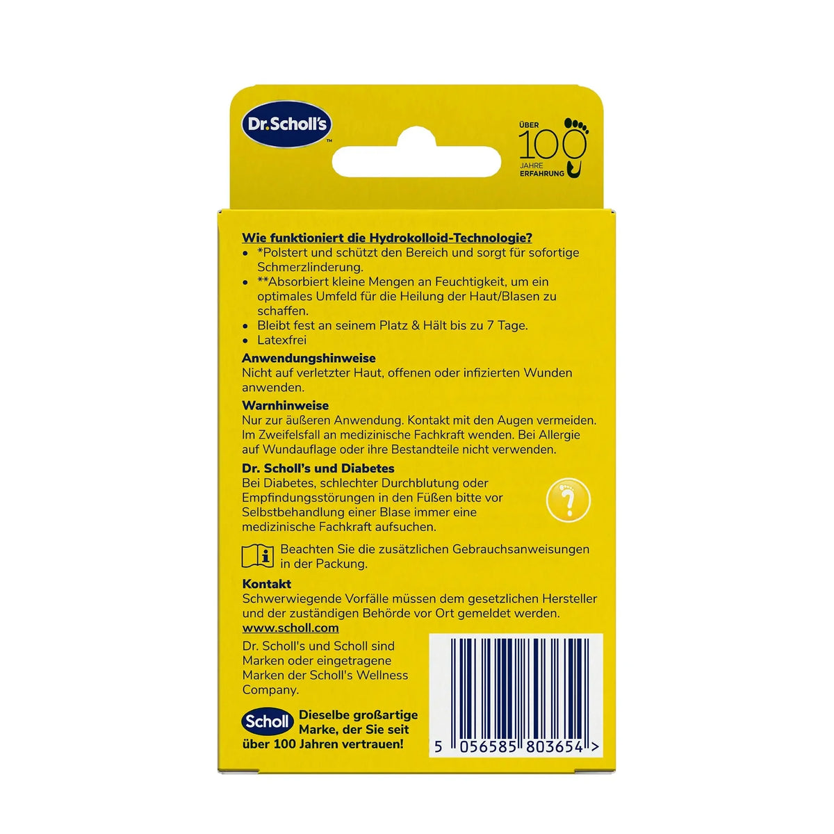 Scholl DE Aid Dr. Scholl’s Blasenpflaster