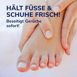 Scholl DE Aid Dr. Scholl’s Ultra Geruchsstopp Fußpuder mit Sweat Max Technologie