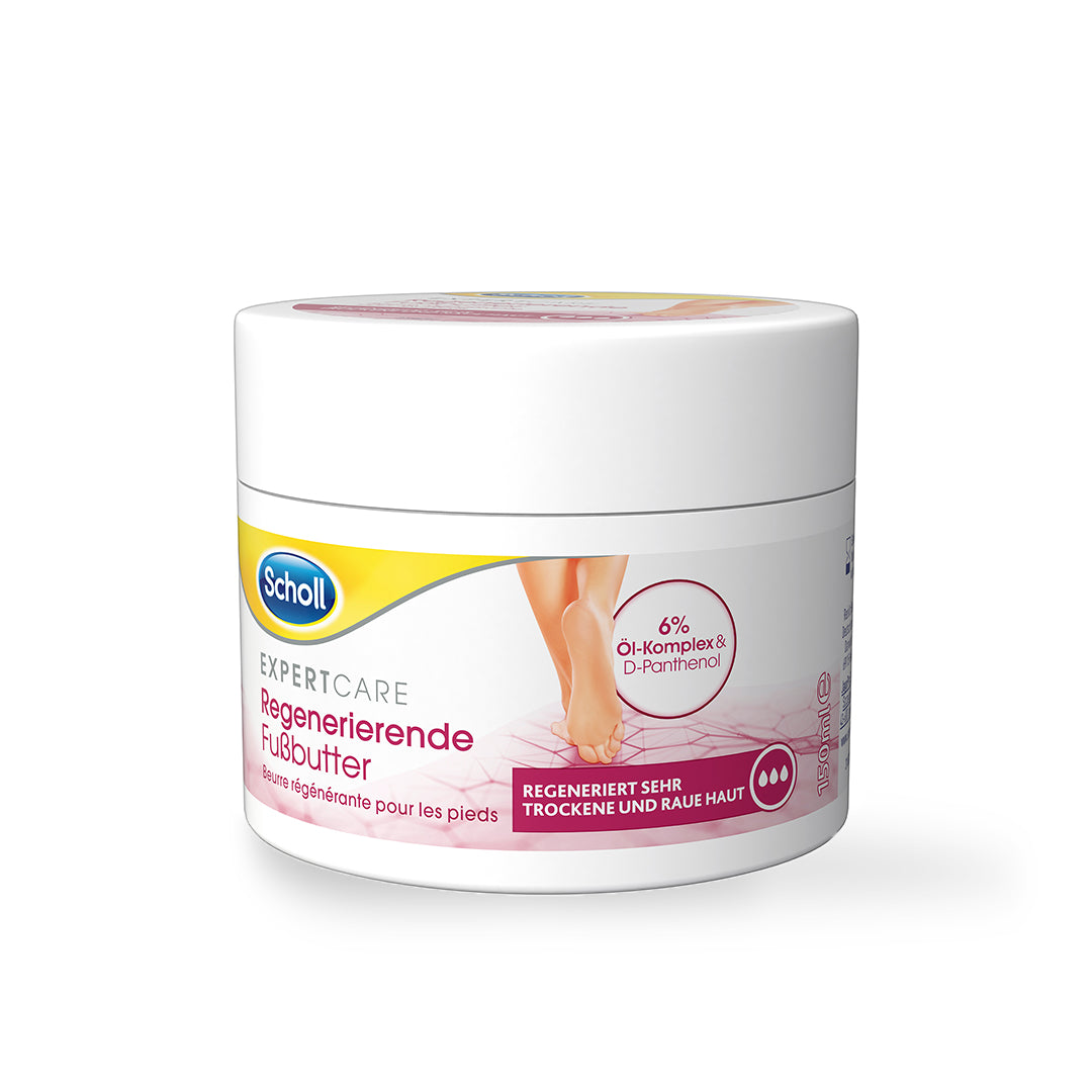 Scholl DE Care Scholl Regenerierende Fußbutter 150ml -  Für sehr trockene und raue Haut
