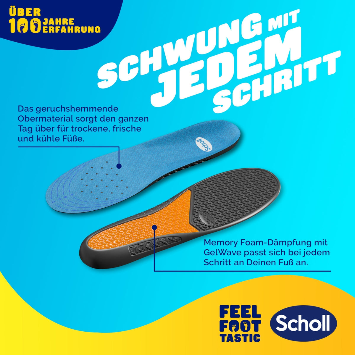 Scholl DE Insoles 35.5 - 40.5 GelActiv™ Work Einlegesohlen Frauen