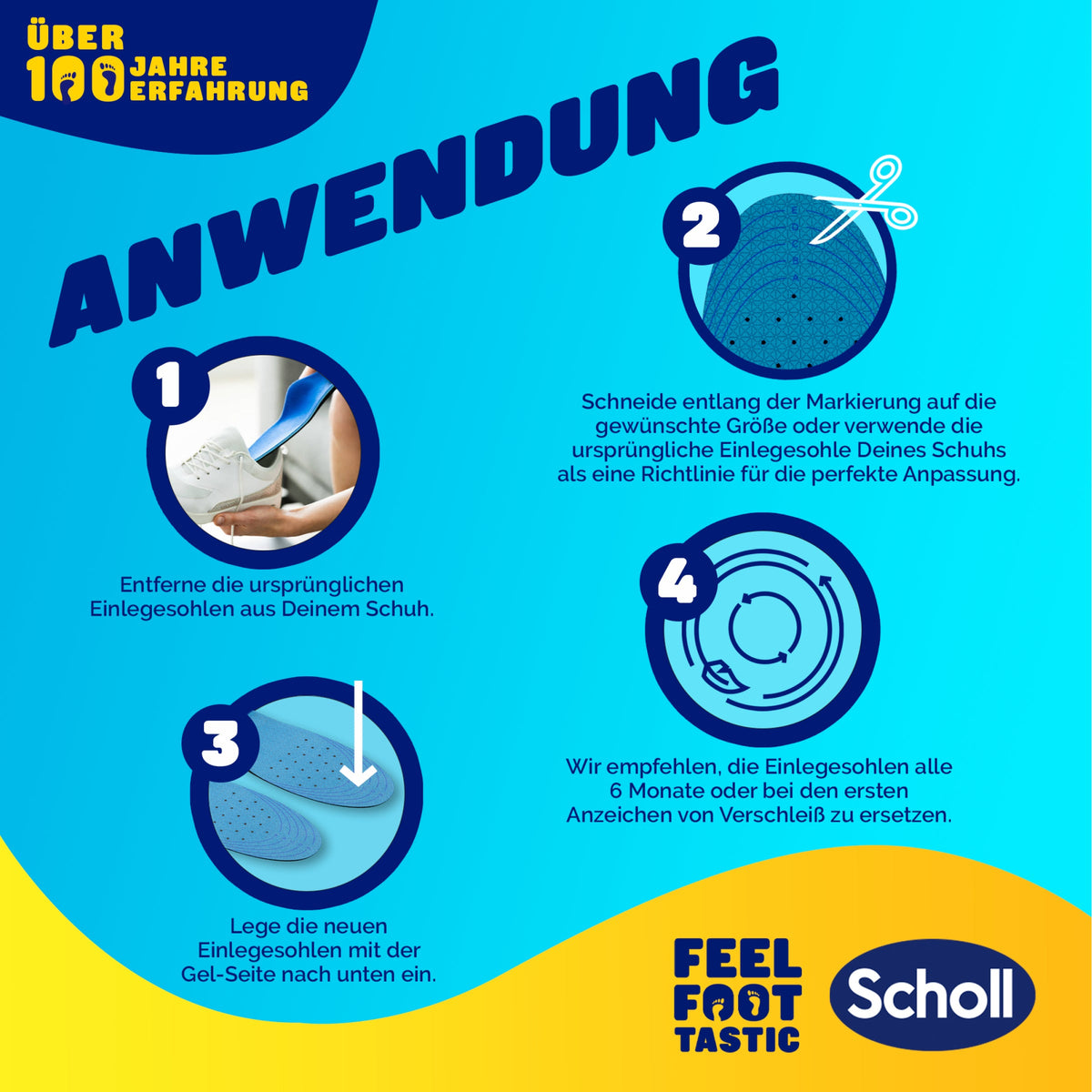 Scholl DE Insoles GelActiv™ Work Einlegesohlen Herren