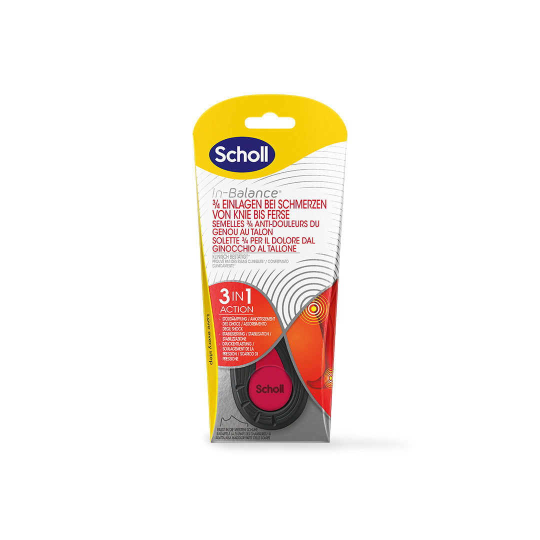 Scholl DE Insoles In-Balance Einlagen bei Schmerzen von Knie bis Ferse