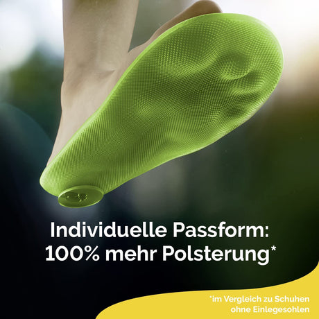 Scholl DE Insoles Scholl LiquiFlex Komforteinlegesohlen Everyday L, mehr Polsterung durch Memory Foam und Unterstützung des Fußgewölbes, 1 x 2 Stück