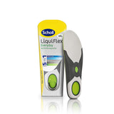 Scholl DE Insoles Large Scholl LiquiFlex Komforteinlegesohlen Everyday, mehr Polsterung durch Memory Foam und Unterstützung des Fußgewölbes, 1 x 2 Stück