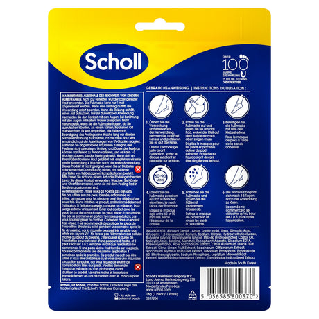 Scholl DE NEU - Expert Care Hornhautentferner Fussmaske