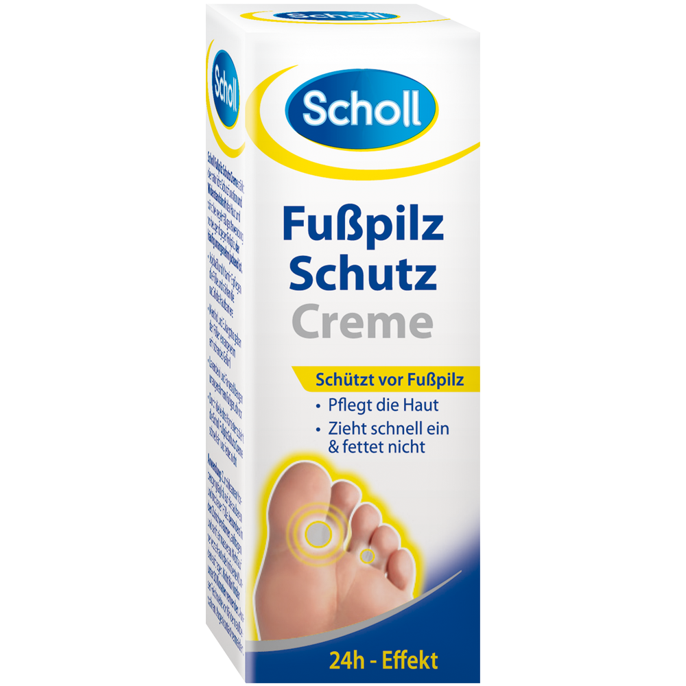 Scholl Site DE Aid Scholl Fußpilz Schutzcreme