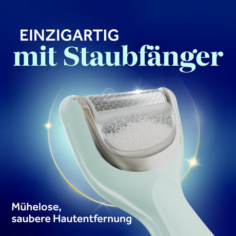 Scholl Site DE Care Dr. Scholl’s Pedi Perfect Pro Wasserdichter, Wiederaufladbarer, Elektrischer Fußhornhautentferner mit x3 Rollenköpfen