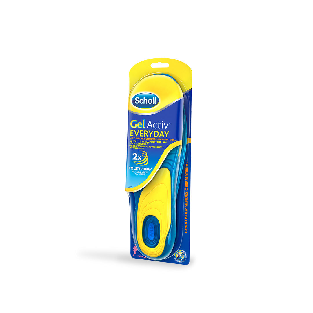 Scholl Site DE Insoles 35.5 - 40.5 Scholl GelActiv Einlegesohlen Everyday Women