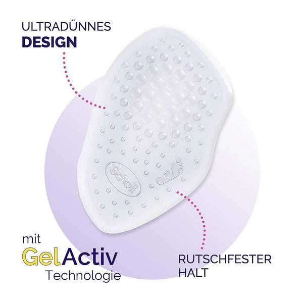 Scholl Site DE Insoles Scholl Party Feet Ballenpolster mit GelActiv Technologie