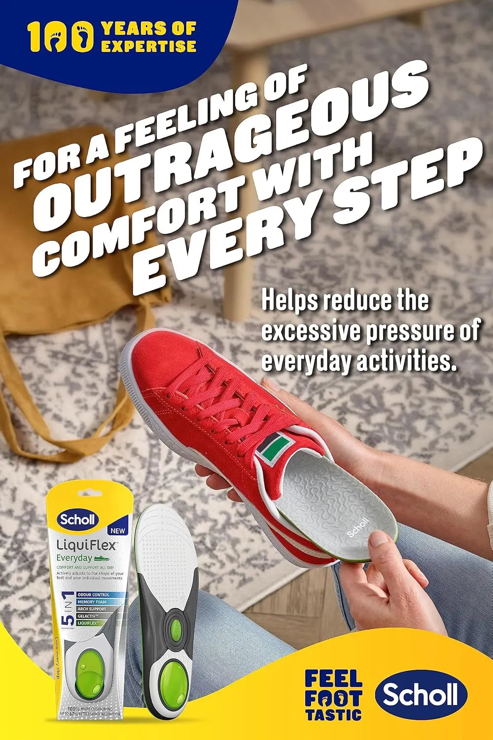 LiquiFlex™ Everyday Insoles Small