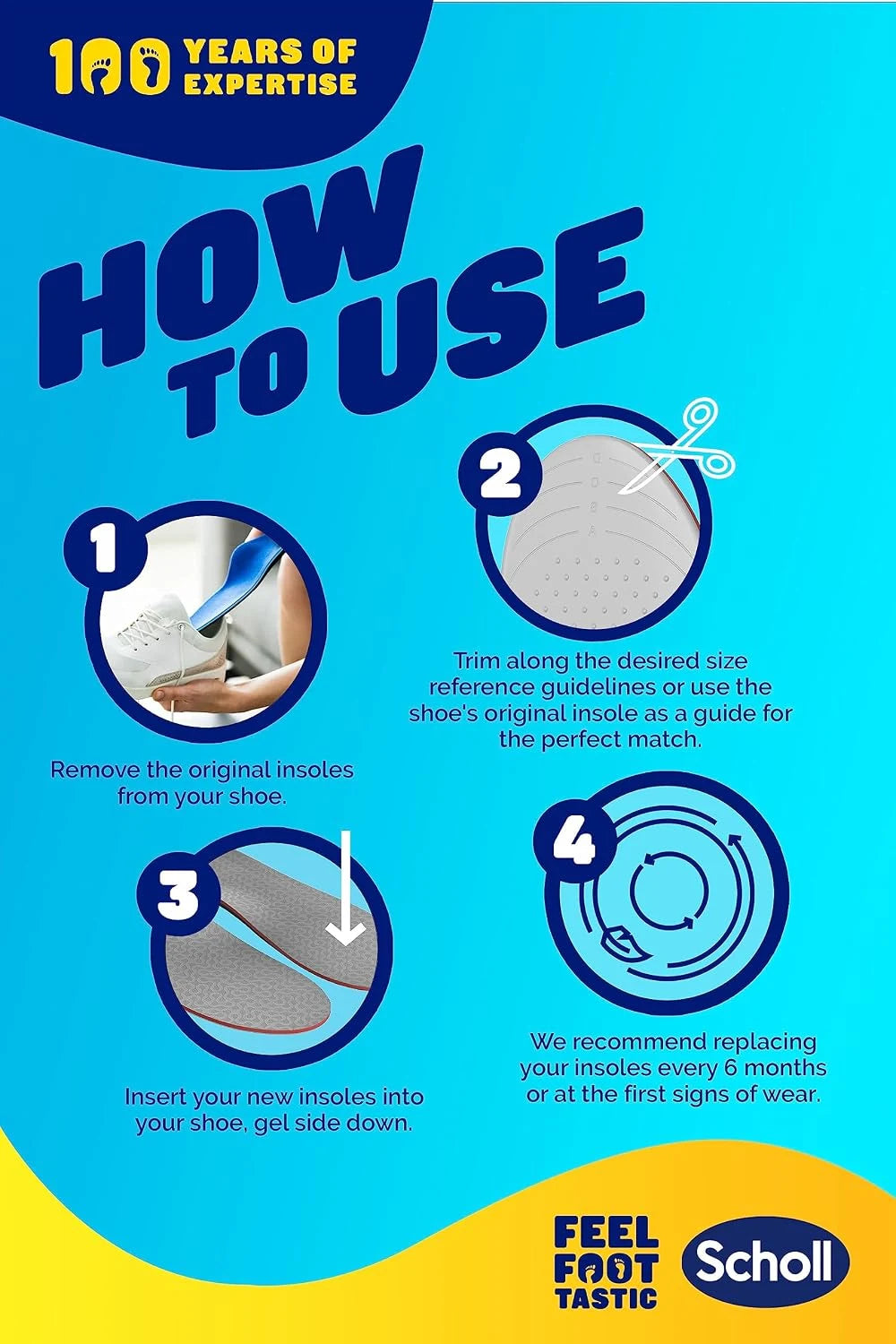 LiquiFlex™ Extra Support Insoles Small